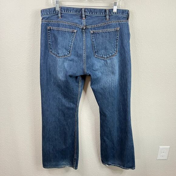 Banana Republic Factory Straight Leg Jeans Men's 38x32 Mid Rise Button Fly - Picture 4 of 6